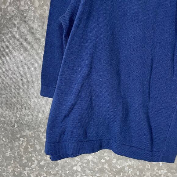 Woman Within NWT Blue Retro Swing Knit Cardigan Sweater - Size 18/20 - Plus Size - Picture 3 of 7